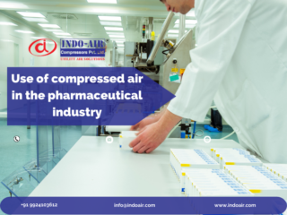 Use of compressed air in the pharmaceutical industry