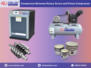 Comparison between Rotary Screw and Piston Compressor
